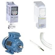 Photo of 0.37kW 230V IP20 Inverter, WEG 4 Pole Motor &amp; Cable Kit