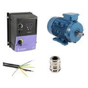 Photo of 2.2kW 230V IP66 Inverter, Universal 4 Pole Motor &amp; EMC Cable Kit