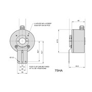 Photo of Industrial Encoders 75HA 2048ppr TTL Encoder 20mm Hollow Shaft