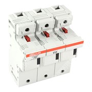 Photo of Mersen US22 3 Pole Fuse Holder suitable for 22mm x 58mm Barrel Fuses up to 125A