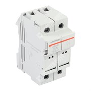 Photo of Mersen CMC 2 Pole Fuse Holder suitable for 10mm x 38mm Barrel Fuses up to 32A