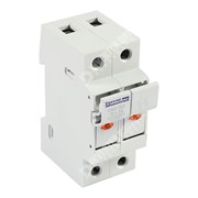 Photo of Mersen (Ferraz) - 2P 32A Fuse Holder (With Indicator) &amp; Power Circuit Off-Load Isolator for 10mm x 38mm Fuse - CMS102I