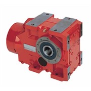 Photo of Pujol - 1.5kW (2HP) x 15RPM 95.76:1 - Right-Angle Helical BeveI Gearbox for 90 Frame motor (200 x 24 - Flange/Shaft)