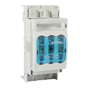 Photo of Wohner 125A Off-Load Isolator &amp; NH000 High Speed Bus Mount Fuse Holder