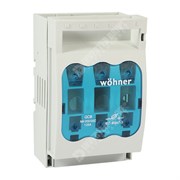 Photo of Wohner 125A Power Circuit Off-Load Isolator &amp; NH000 High Speed Fuse Holder