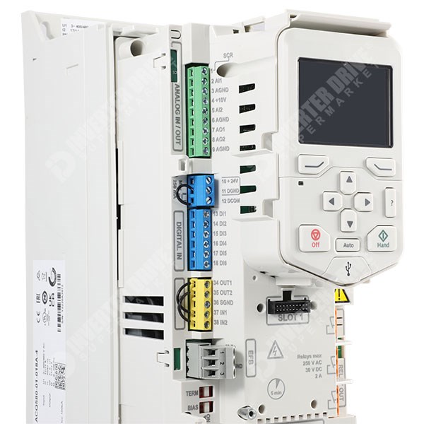 Photo of ABB ACQ580 IP21 7.5kW 400V 3ph AC Inverter, HMI, STO, C2 EMC