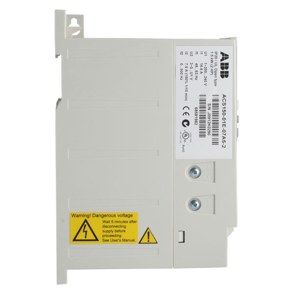 Photo of ABB ACS150 2.2kW 230V 3ph AC Inverter Drive, DBr, C3 EMC