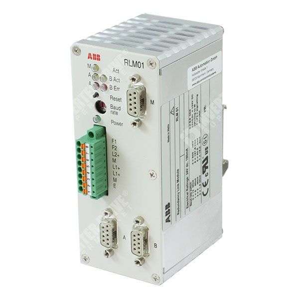 Abb 3bdz000398r1 Rlm01 Profibus Redundancy Link Module Spare Parts For Ac Drives