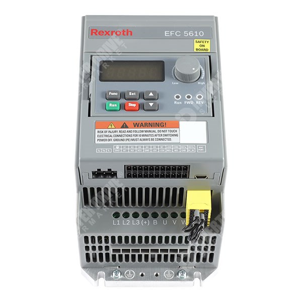 Photo of Bosch Rexroth EFC5610 Cold Plate 0.37kW 230V 1ph to 3ph AC Inverter, DBr, STO, C3 EMC