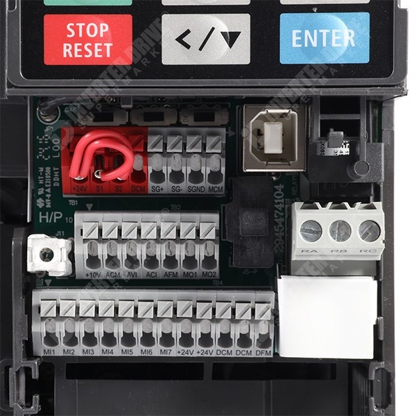 Photo of Delta MS300 IP20 22kW 400V 3ph AC Inverter, DBr, STO, C2 EMC