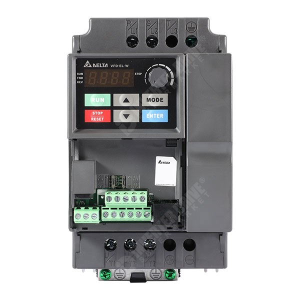 Photo of Delta VFD-EL-W 2.2kW 230V 1ph to 3ph Compact IP20 AC Inverter Drive Unfiltered