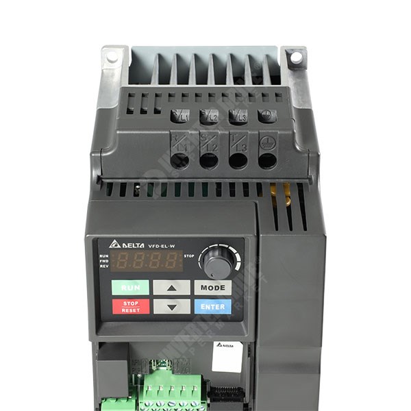 Delta VFD EL W 1 1 5kW 230V 1ph To 3ph Compact IP20 AC Inverter Drive