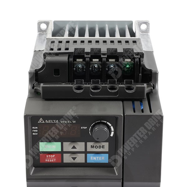 Photo of Delta VFD-EL-W 2.2kW 230V 1ph to 3ph Compact IP20 AC Inverter Drive Unfiltered