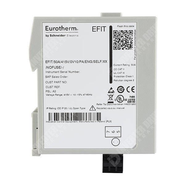 Photo of Eurotherm EFIT - 50A 415V Controller, 0-10V Input, Phase angle