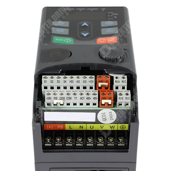 Photo of IMO SD1 0.4kW 230V 1ph to 3ph AC Inverter Drive, DBr, STO, Unfiltered
