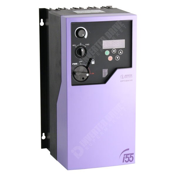 Photo of Invertek Optidrive E2 IP55 - 1.5kW 230V 1ph to 3ph - AC Inverter Drive Speed Controller (Switched with Braking option)