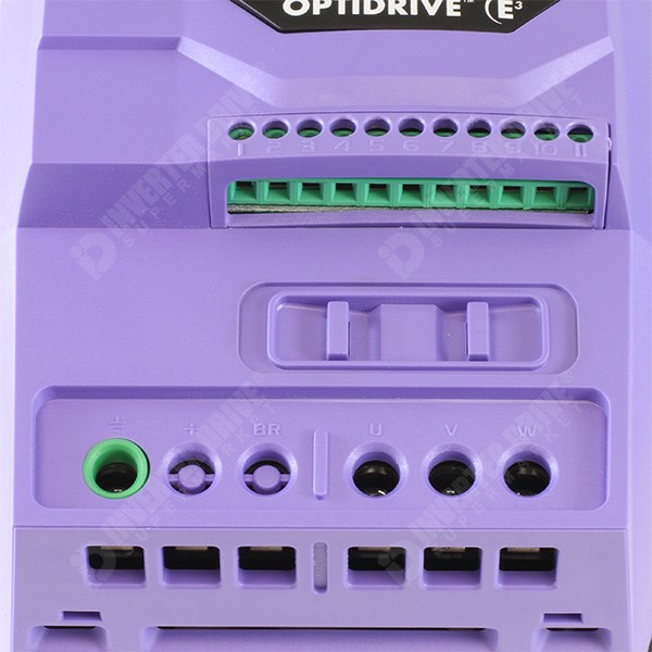 Photo of Invertek Optidrive E3 IP20 1.5kW 400V 3ph AC Inverter Drive, DBr, C2 EMC