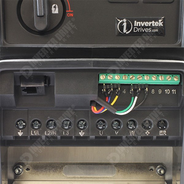 Photo of Invertek Optidrive E3 IP66 4kW 400V 3ph AC Inverter Drive, DBr, SW, C2 EMC