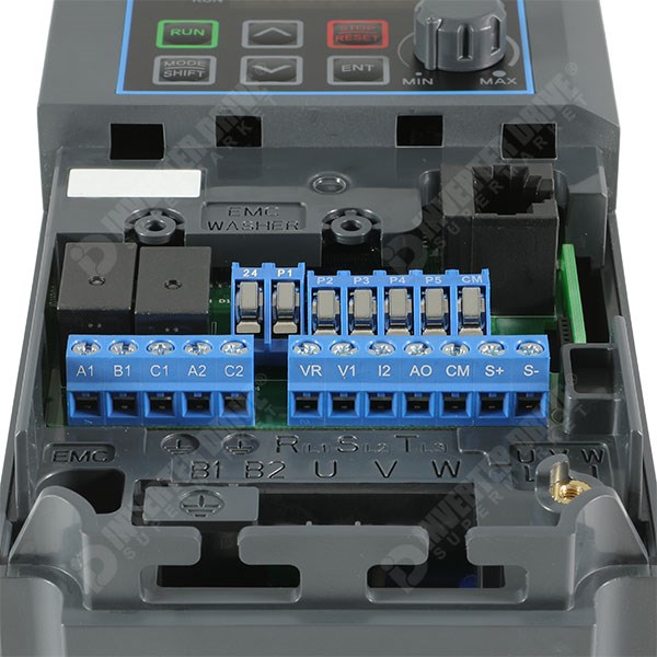 Photo of LS G100 IP20 0.4kW 400V 3ph AC Inverter Drive, DBr, C3 EMC