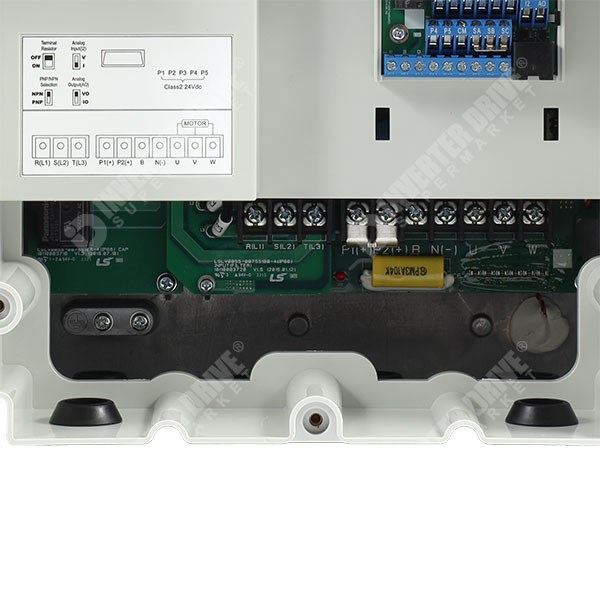 Photo of LS S100 IP66 7.5kW 400V 3ph AC Inverter Drive, SW, DBr, STO, C3 EMC