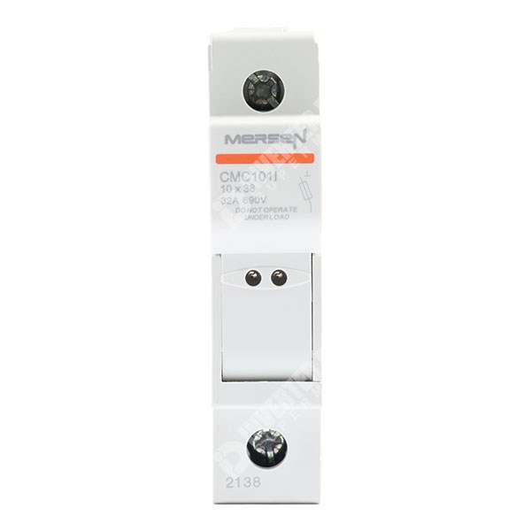 Photo of Mersen CMC 1 Pole Fuse Holder with Indicator for 10mm x 38mm Barrel Fuses up to 32A