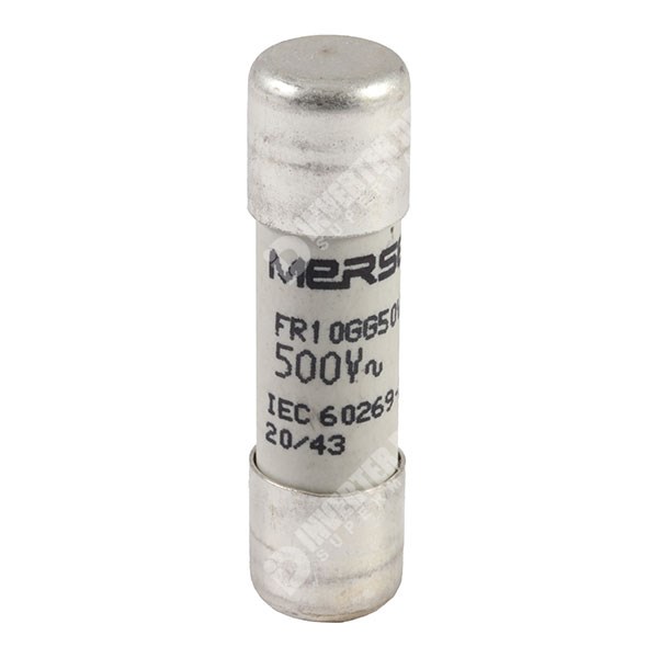 Photo of Mersen 1A 500Vac 10mm x 38mm gG General Purpose Fuse (10 pack)