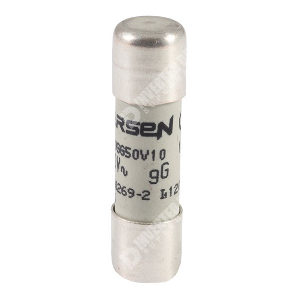 Photo of Mersen 10A 500Vac 10mm x 38mm gG General Purpose Fuse (10 pack)