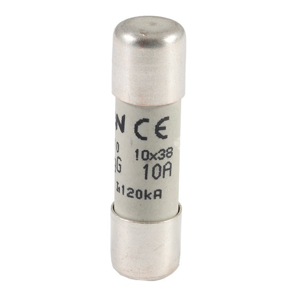 Photo of Mersen 10A 500Vac 10mm x 38mm gG General Purpose Fuse