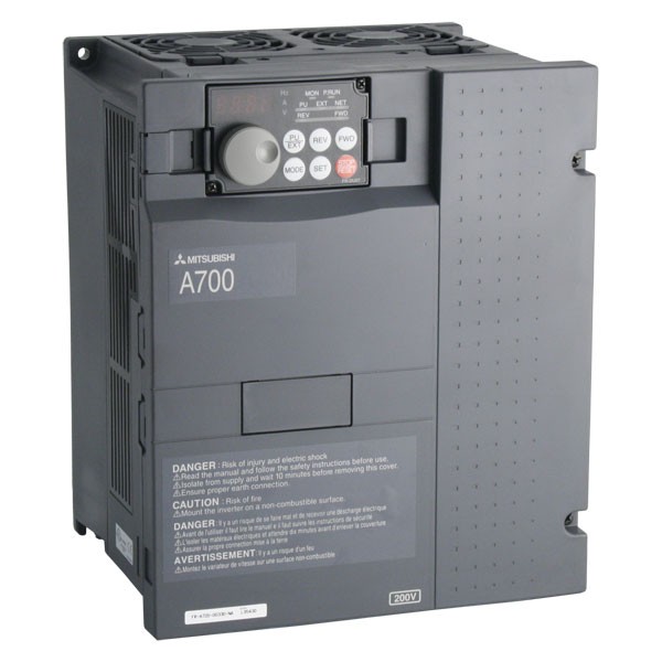 Photo of Mitsubishi A700 7.5kW/11kW 230V 3ph to 3ph - AC Inverter Drive Speed Controller with Braking, NA Spec