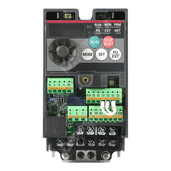 Photo of Mitsubishi D720S - 0.37kW 230V 1ph to 3ph AC Inverter Drive Speed Controller