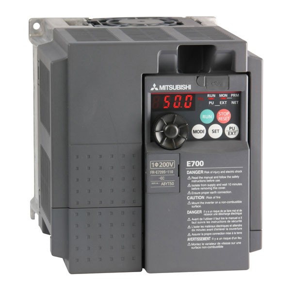 Photo of Mitsubishi FR-E700 2.2kW 230V 1ph to 3ph – AC Inverter Drive Speed Controller