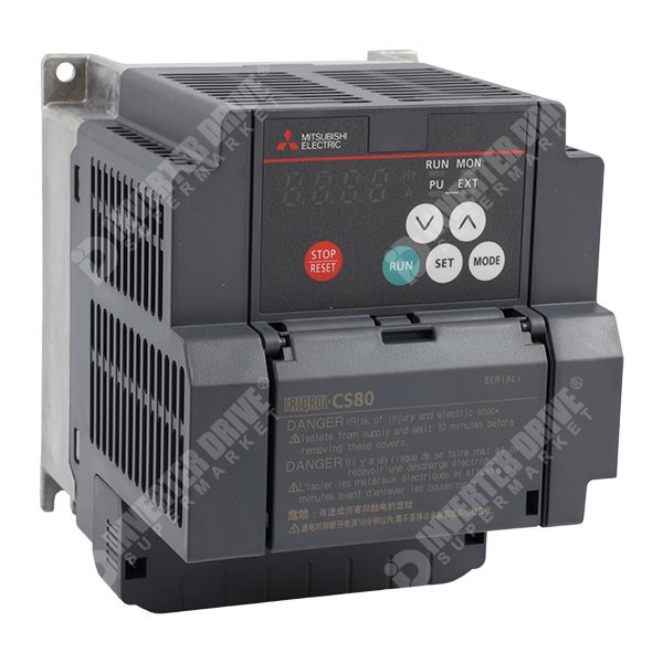 Photo of Mitsubushi CS80 IP20 1.5kW 400V 3ph AC Inverter Drive, Unfiltered