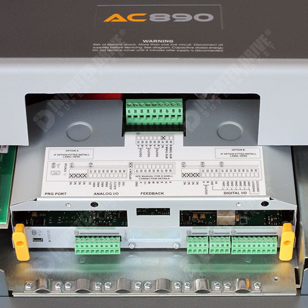 Photo of Parker SSD 890SD 280kW/315kW 400V AC Inverter Drive, STO, DBr, C3 EMC, 230V Fan