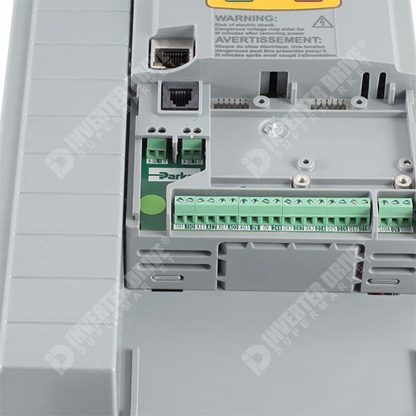 Photo of Parker AC20 IP20 11kW 400V 3ph AC Inverter Drive, DBr, STO, C3 EMC with Ethernet