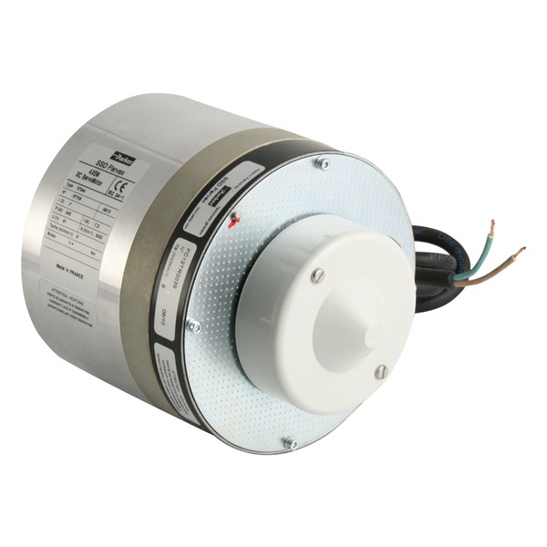 Photo of Axem F12M4-56400 DC Disc Armature Servo Motor fitted with FC12T Tacho