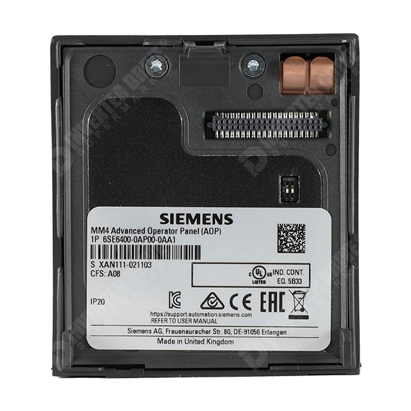 Siemens Micromaster MM4 AOP 6SE6400-0AP00-0AA1 Advanced Operator Panel A05/1.59 