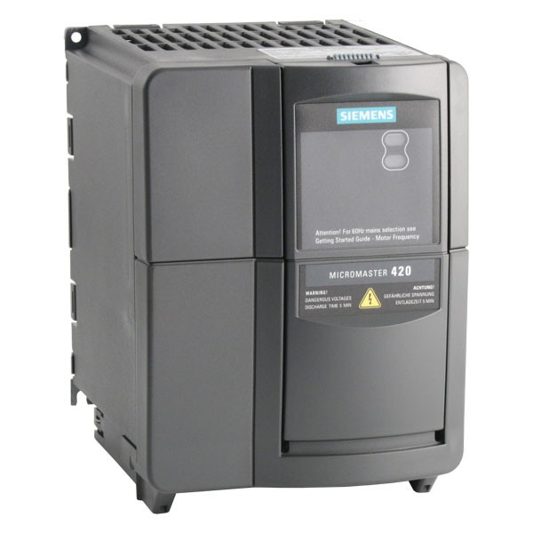 Photo of Siemens Micromaster 420 1.5kW 230V 1ph to 3ph AC Inverter Drive Speed Controller