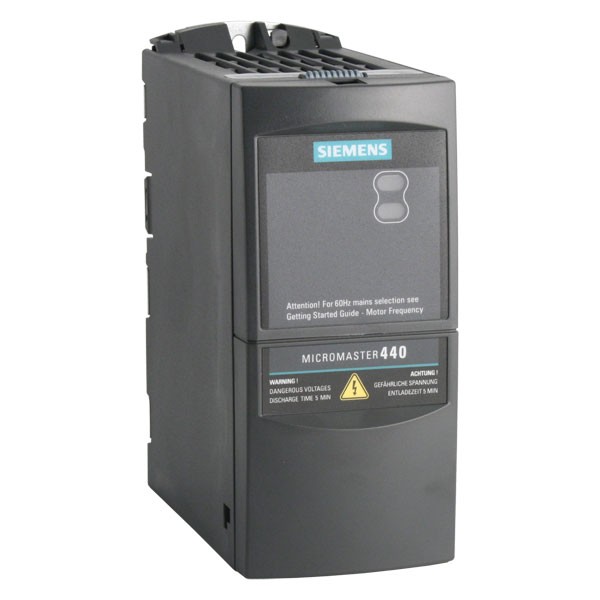 Photo of Siemens Micromaster 440 0.25kW 230V 1ph to 3ph AC Inverter Drive, DBr, C3 EMC 