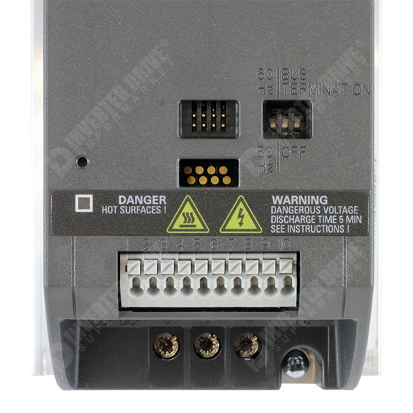 Photo of Siemens SINAMICS G110 - 0.37kW 230V 1ph to 3ph AC Inverter Drive Speed Controller, Unfiltered