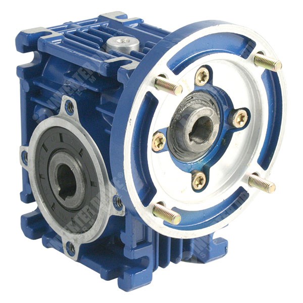 Photo of TEC - 0.12kW x 14RPM 100:1 Worm Gearbox for 4 Pole 63 Frame B14 Motor - FCNDK40