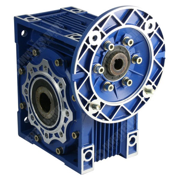 Photo of TEC - 0.55kW x 24RPM 60:1 Worm Gearbox for 4 Pole 80 Frame B14 Motor - FCNDK75