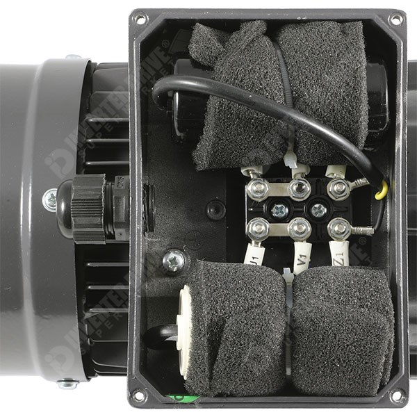 Photo of TEC - 230V Single Phase Motor 0.25kW (0.33HP) Cap Start 4P 71F Flange