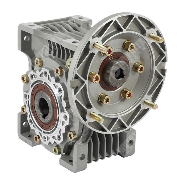 Photo of TEC TCNDK63 60:123RPM Worm Gearbox for 4 Pole 71 Frame B5 Motor