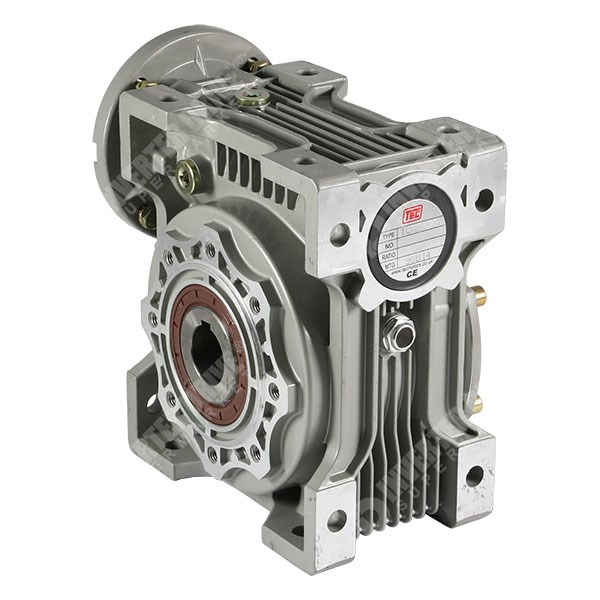 Photo of TEC TCDNK90 50:1 19rpm Worm Gearbox for 0.75kW 6 Pole 90 Frame B14 Motor