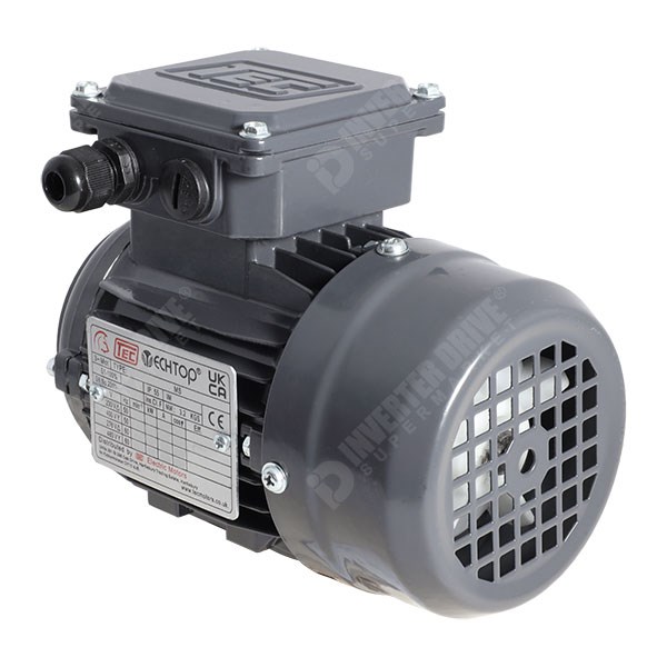 Photo of TEC IE1 0.12kW Aluminium Three Phase Motor 230V/400V 4 Pole 56 Frame B14