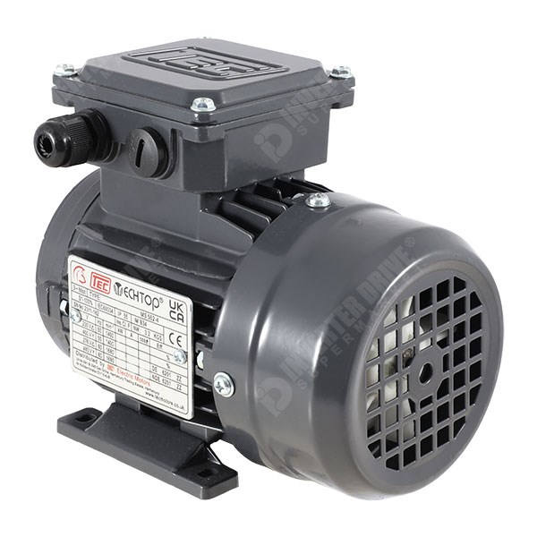 Photo of TEC IE1 0.12kW Aluminium Three Phase Motor 230V/400V 2 Pole 56 Frame B3