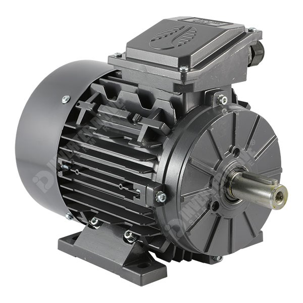 TEC IE3 1.1kW Aluminium Three Phase Motor 230V/400V 4 Pole 90S Frame B3 ...