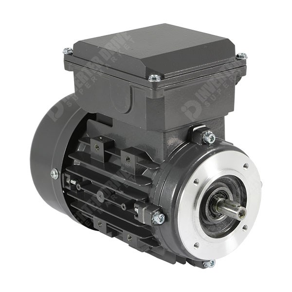 Photo of TEC - 230V Single Phase Motor 0.12kW (0.16HP) Cap Run 4P 63F B14 Face