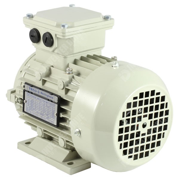Photo of Teco - IE2 0.37kW (0.5HP) 4 Pole AC Induction Motor 230V or 400V B3 Foot Mount - 71 Frame