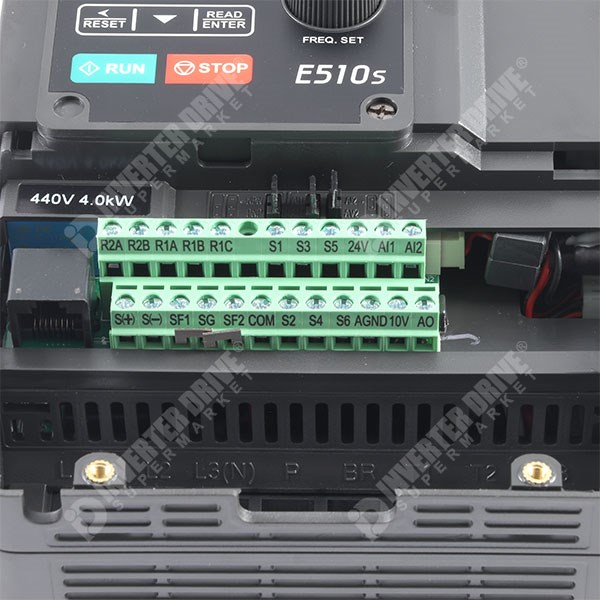 Photo of Teco E510s IP20 3.7kW 400V 3ph AC Inverter, DBr, STO, C2 EMC